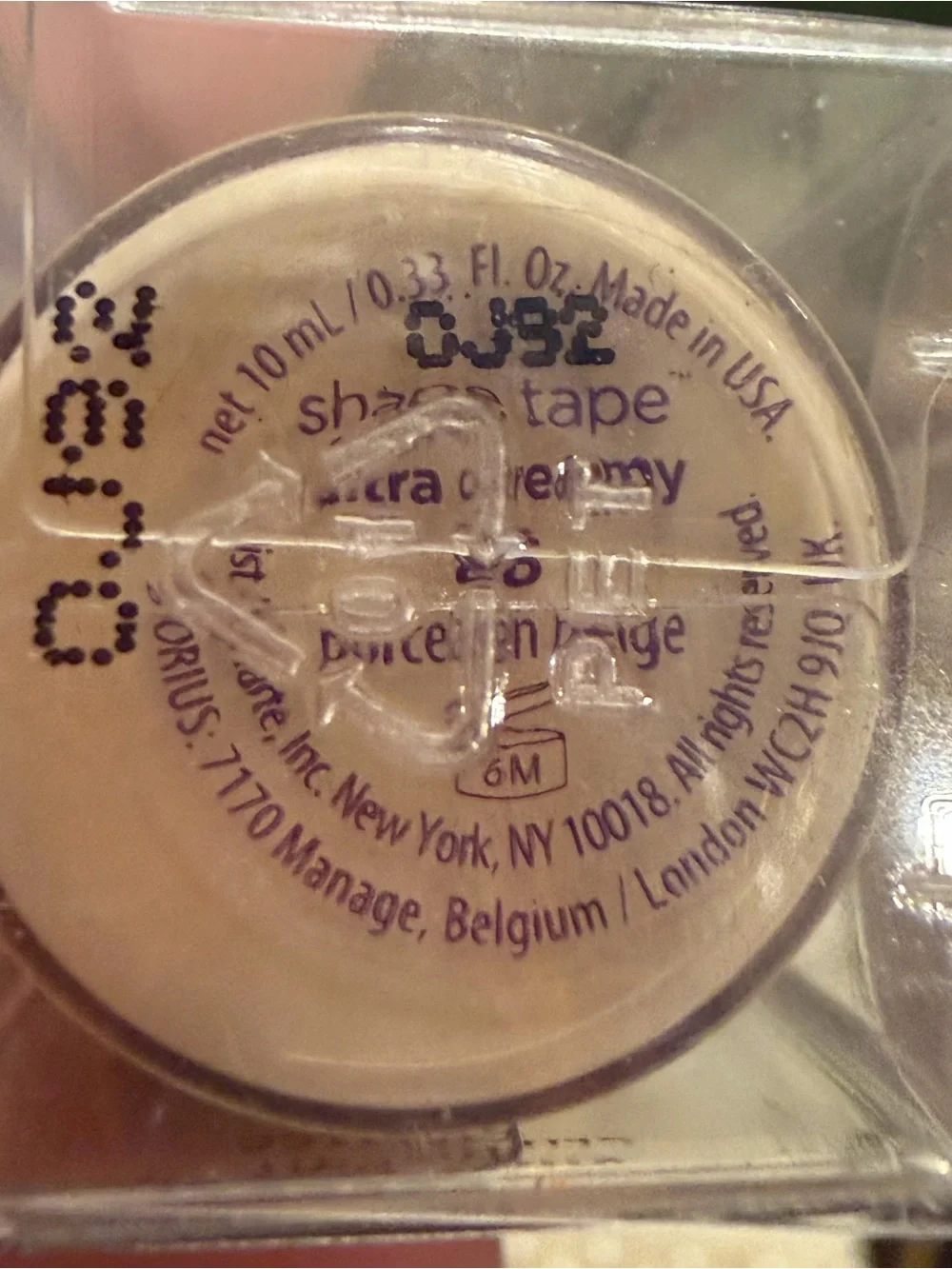 Tarte Shape Tape Radiant Contour Concealer 8B Porcelain Beige‎ NEW Cruelty Free